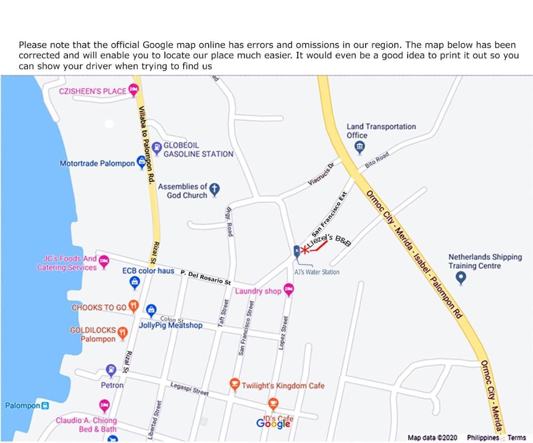 Leizel'S Bed & Breakfast Palompon Ngoại thất bức ảnh